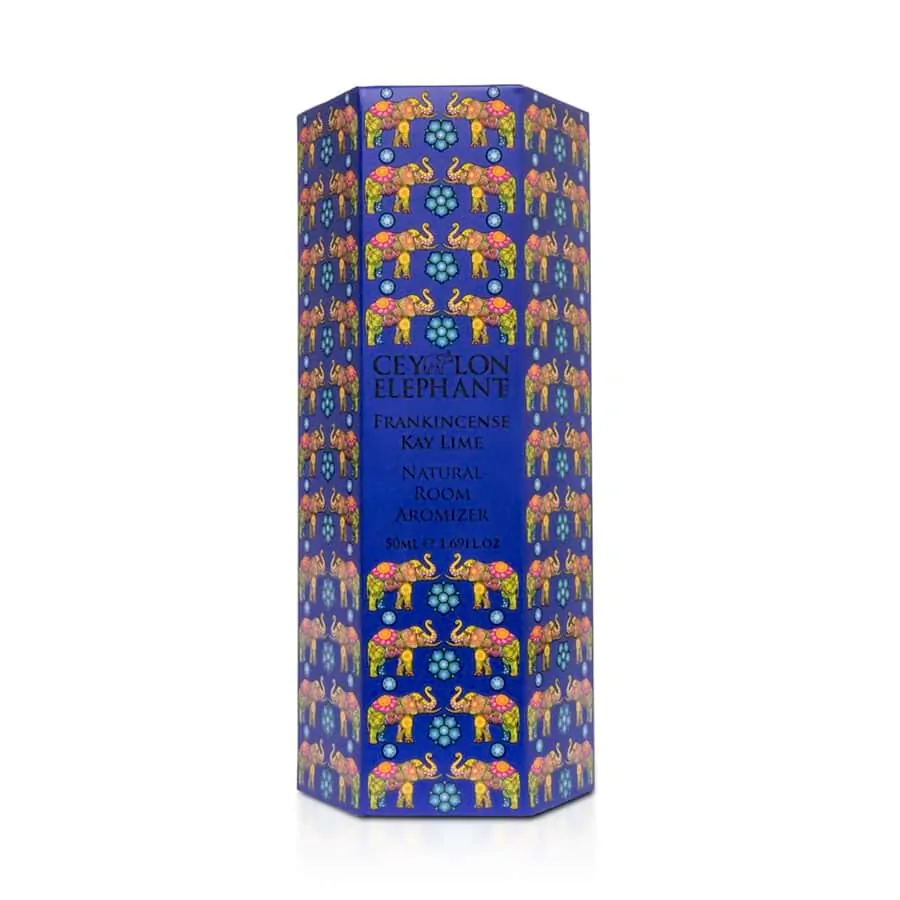 Izbový aróma difuzér - kadidlo a gáfrová limetka - FRANKINCENSE KAFFIR LIME (Ceylon Elephant)