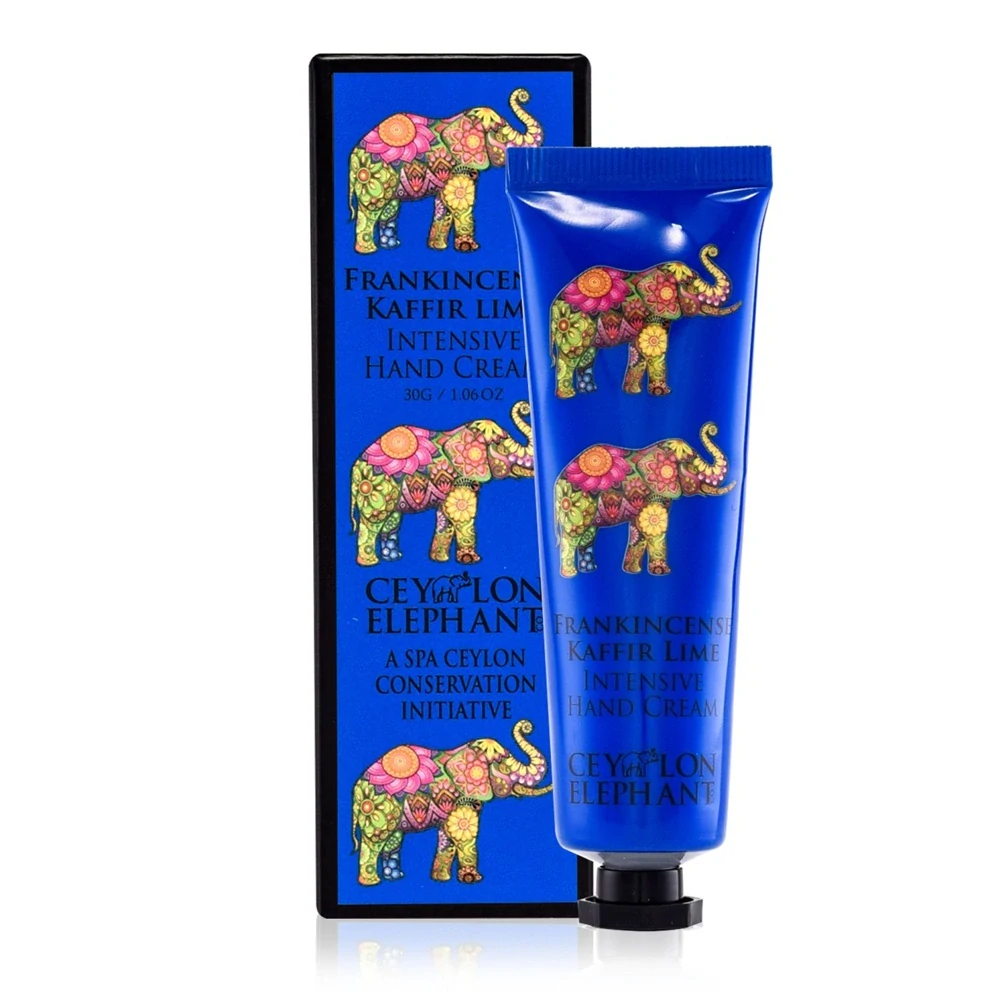 Intenzívny krém na ruky - kadidlo a gáfrová limetka - FRANKINCENSE KAFFIR LIME (Ceylon Elephant)