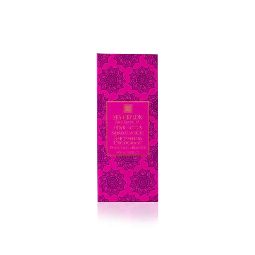Osviežujúci dezodorant - lotos a santalové drevo - PINK LOTUS SANDALWOOD (guličkový roll-on)