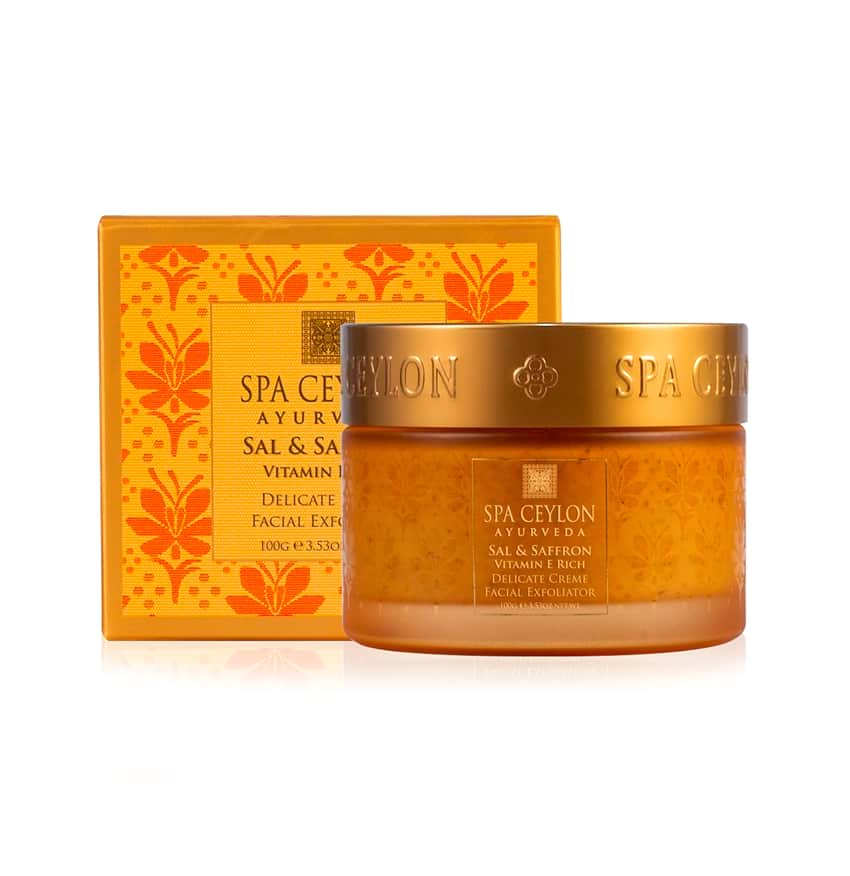 Jemný krémový peeling - na suchú pleť a jej regeneráciu - s vitamínom E - SAL & SAFFRON