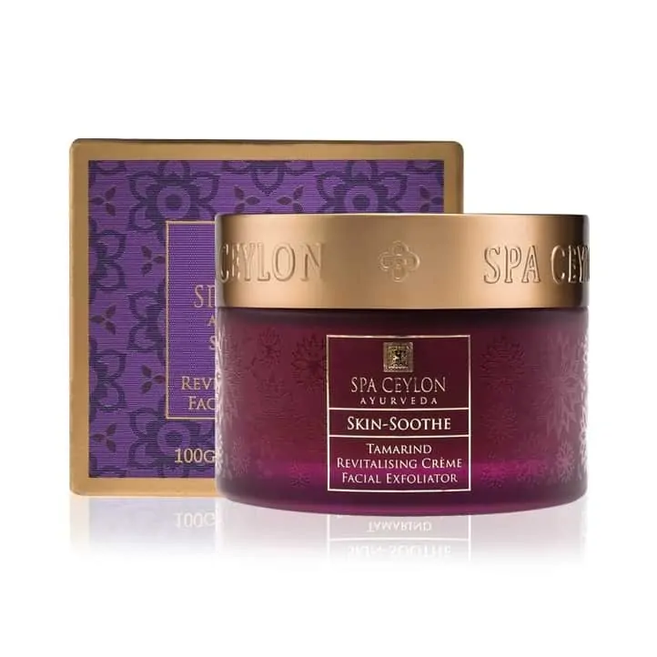 Revitalizačný zjemňujúci krémový peeling na tvár s obsahom tamarindu - SKIN SOOTHE