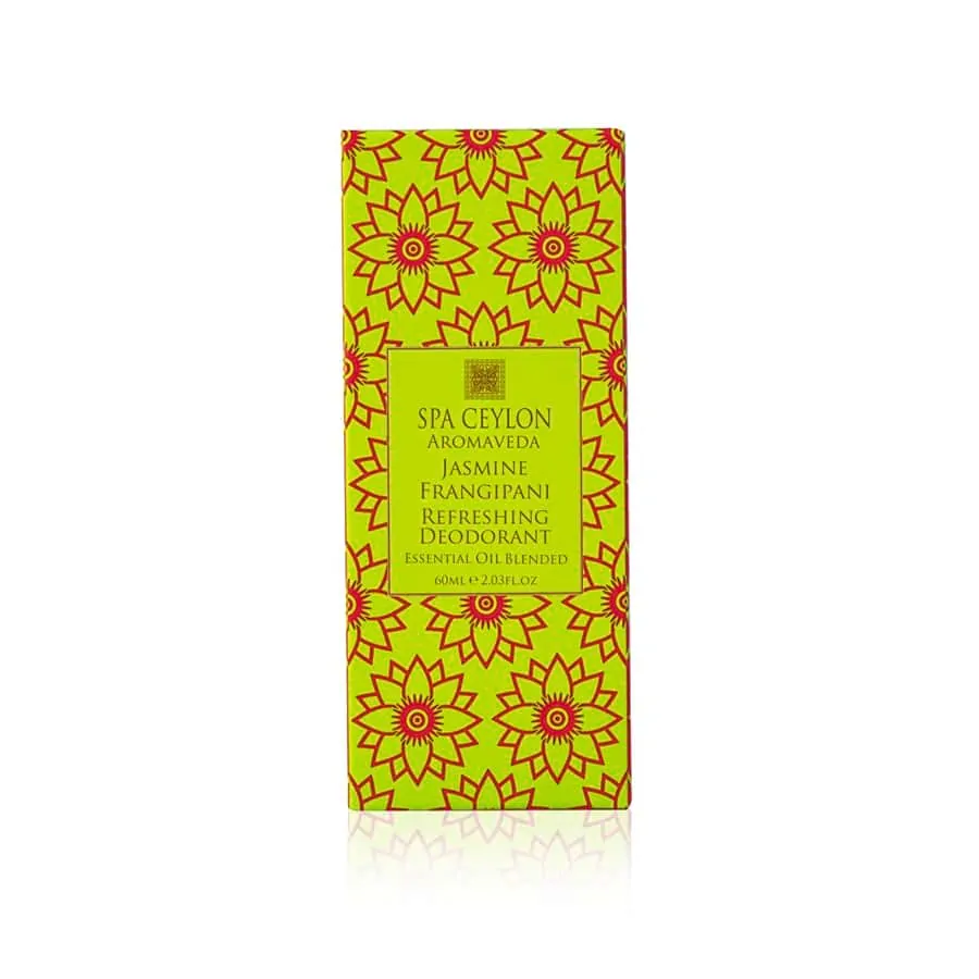 Osviežujúci prírodný dezodorant - jazmín a pluméria - guličkový roll-on - JASMINE FRANGIPANI
