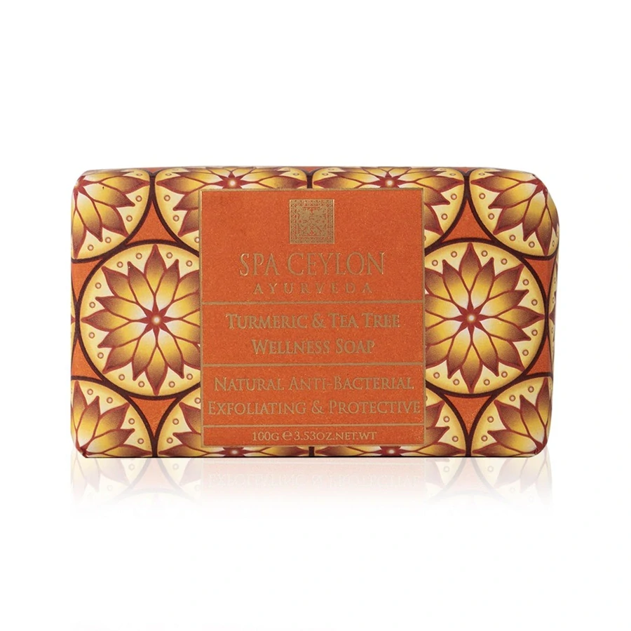 Antibakteriálne wellness prírodné mydlo KURKUMA a ČAJOVNÍK (TURMERIC & TEA TREE)