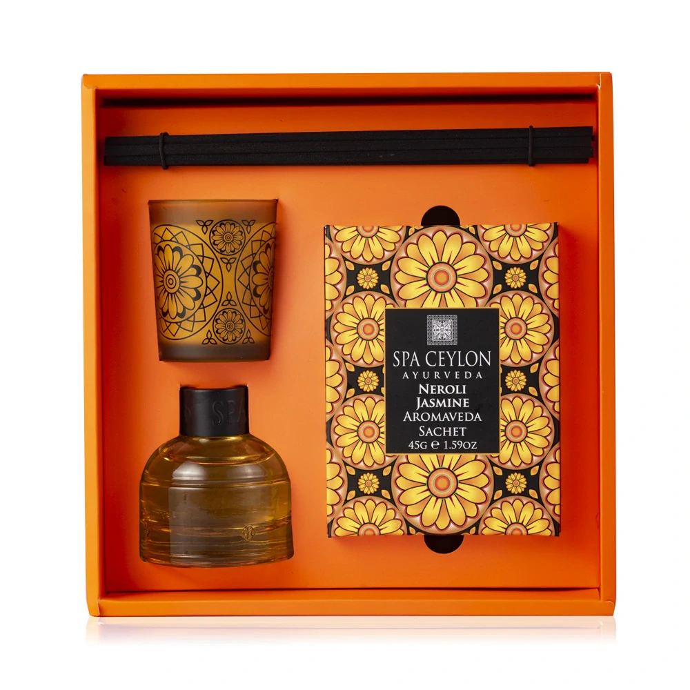 Sada kvetinových vôní do domácnosti - pomarančový kvet Neroli s jazmínom - NEROLI JASMINE