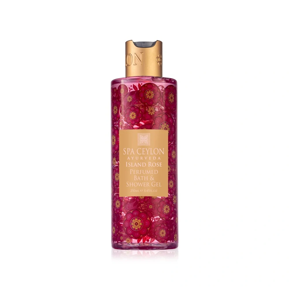 Parfumovaný kúpeľový a sprchový gél - ruža Geranium - ISLAND ROSE