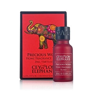 Zmes esenciálnych olejov - škorica, pomaranč, vetiver - PRECIOUS WOOD (Ceylon Elephant)