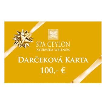 Darčeková karta 100,- EUR - na nákup v kamennej predajni