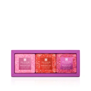 Limitovaná kolekcia mydiel Moonlight Lilies – 3 × 50 g
