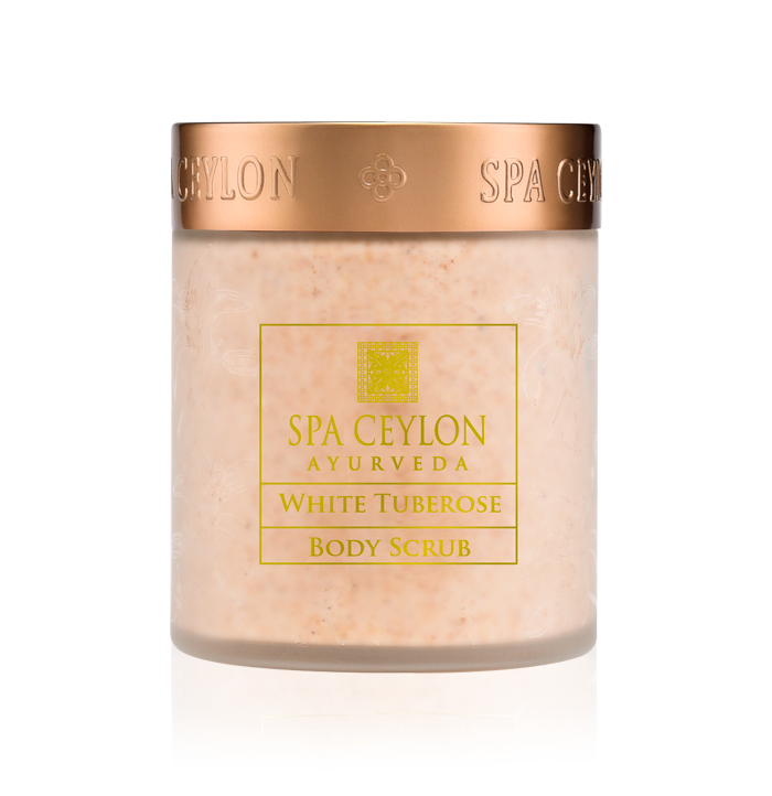 Telový peeling - Tuberóza vonná, avokádo, zelený čaj - WHITE TUBEROSE