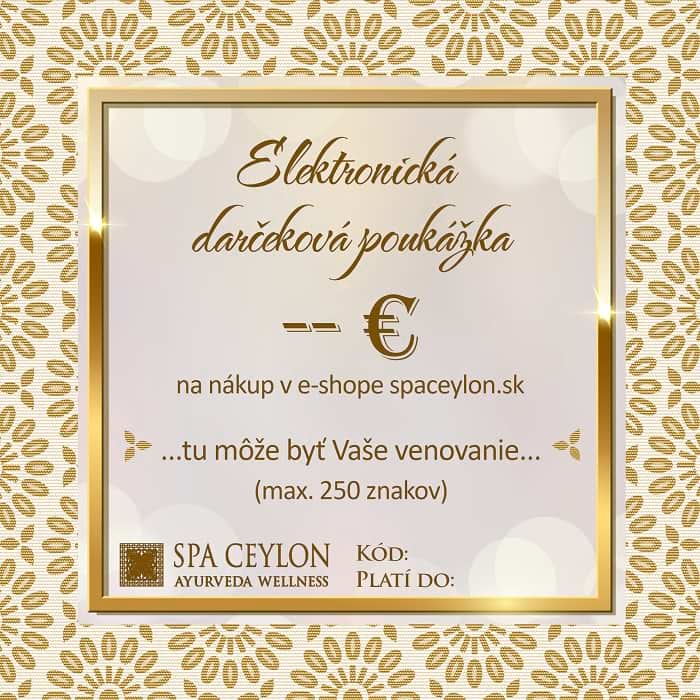Elektronická darčeková poukážka na nákup v e-shope od 20 €