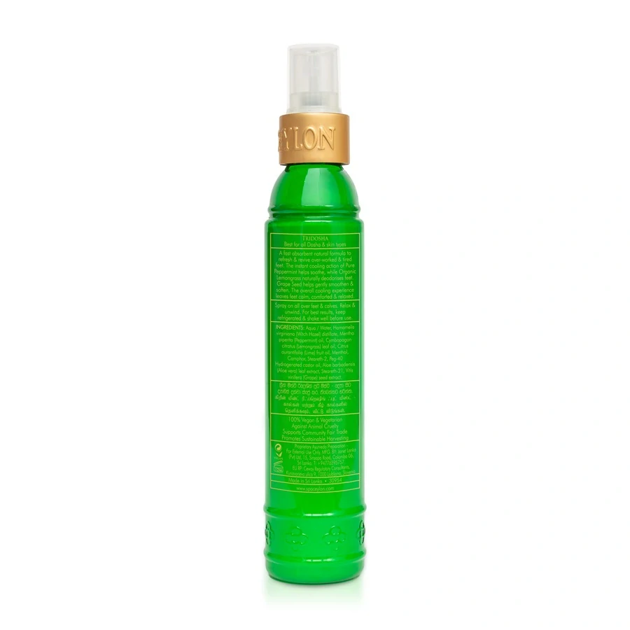 Osviežujúca hmla na nohy - zelená mäta - GREEN MINT
