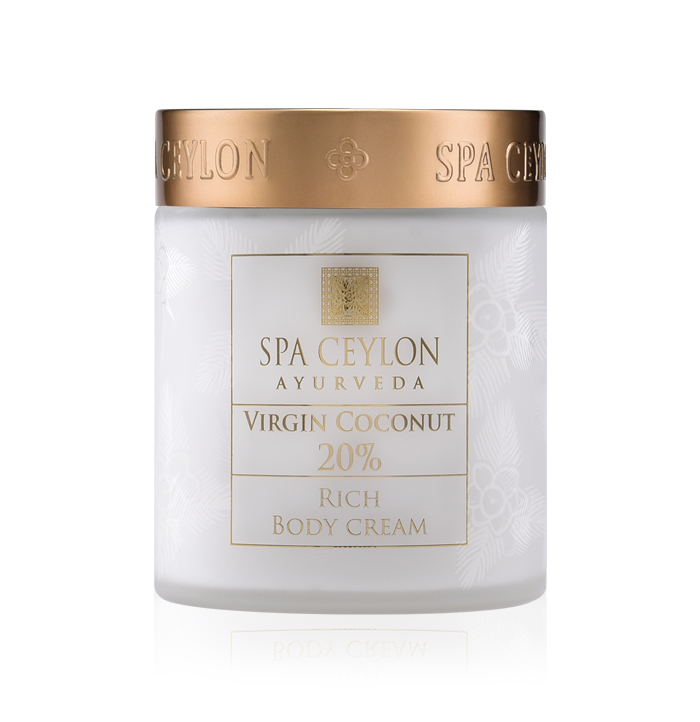 Bohatý telový krém - panenský kokos - VIRGIN COCONUT 20%