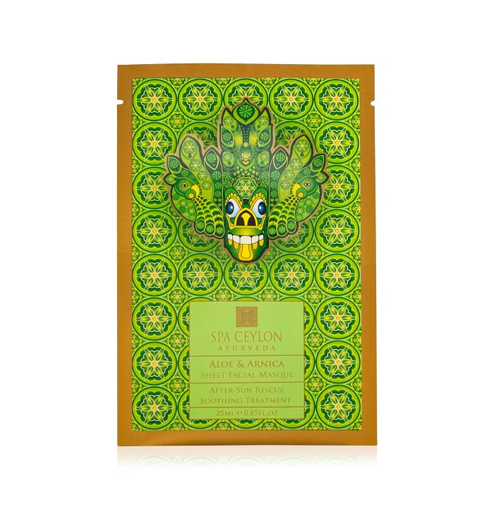 Listová maska - na výživu a obnovu pleti - ALOE & ARNICA