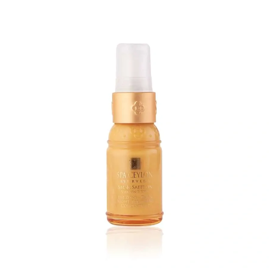 Denné a nočné ošetrujúce očné sérum obohatené vitamínom E - SAL & SAFFRON