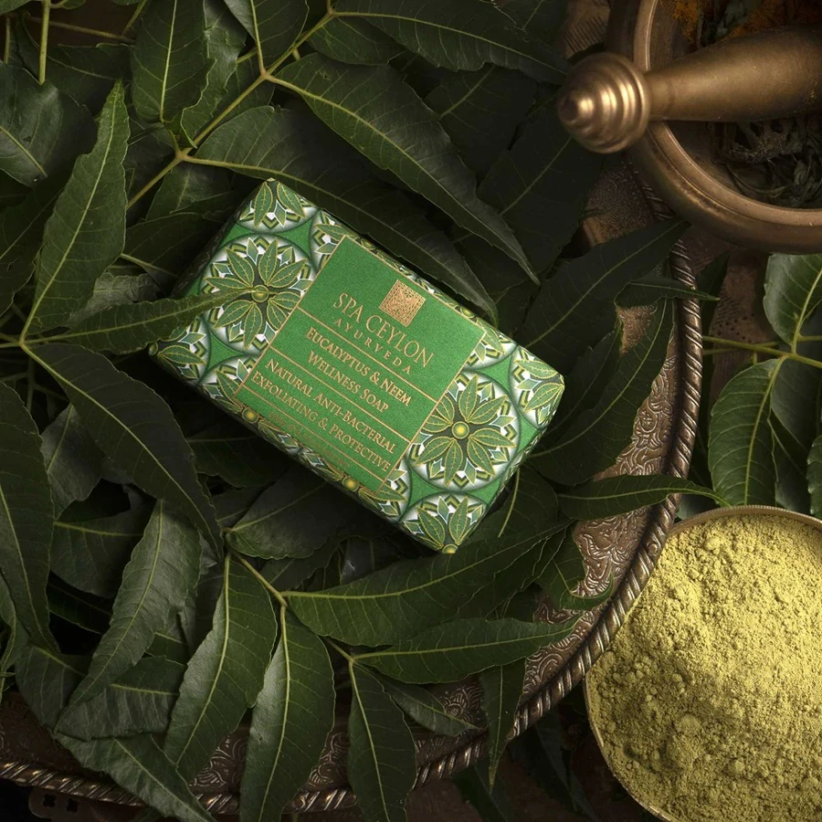 Antibakteriálne wellness prírodné mydlo EUCALYPTUS a NEEM