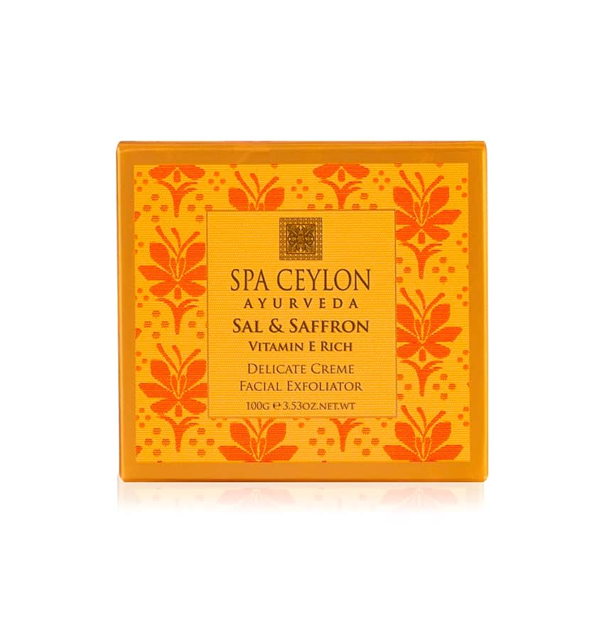 Jemný krémový peeling - na suchú pleť a jej regeneráciu - s vitamínom E - SAL & SAFFRON