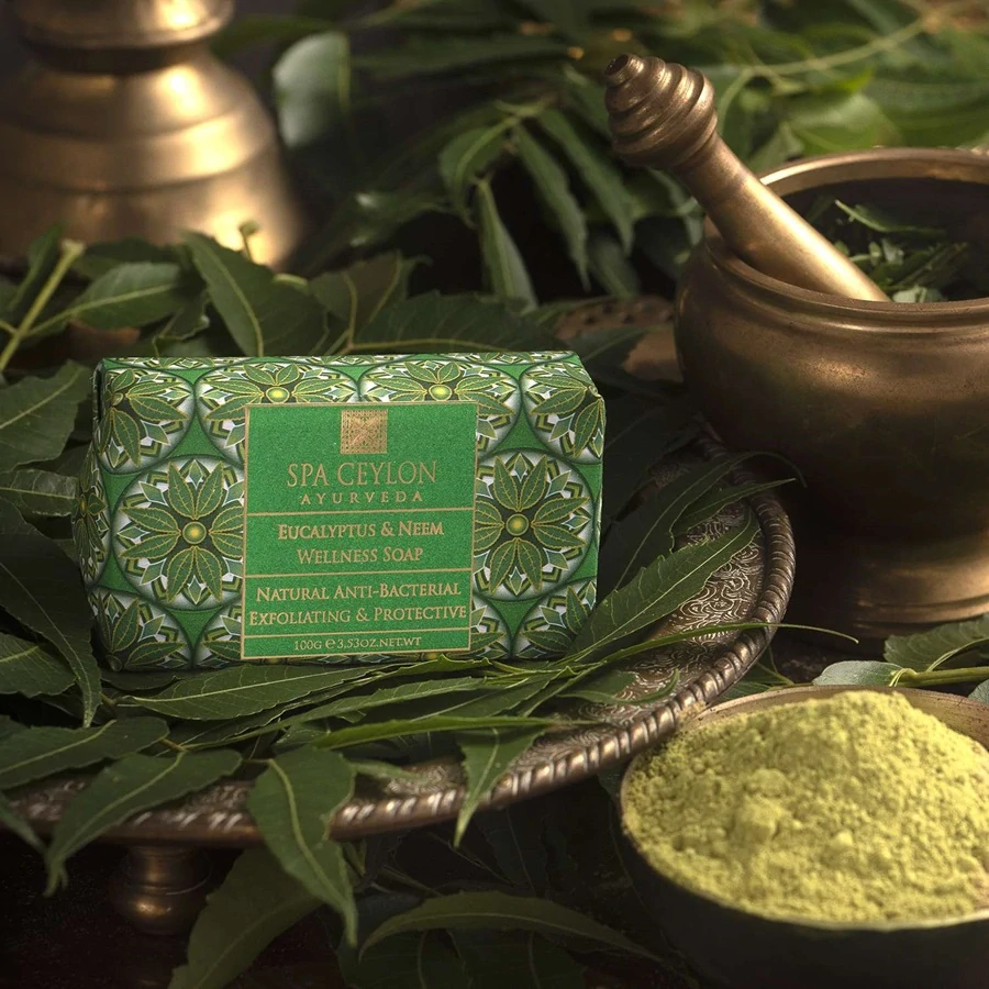 Antibakteriálne wellness prírodné mydlo EUCALYPTUS a NEEM