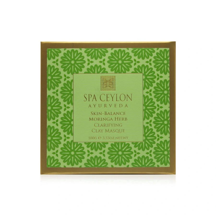 Bylinková rozjasňujúca ílová maska s moringou pre rovnováhu pleti - SKIN BALANCE