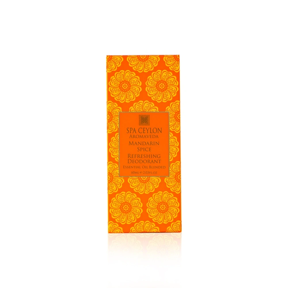 Osviežujúci prírodný dezodorant - mandarínka, citrón, pomaranč - MANDARIN SPICE