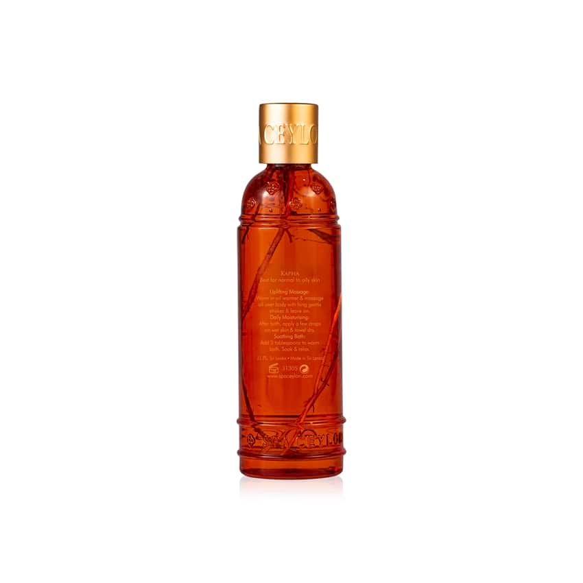 Masážny a kúpeľový olej - vetiver, škorica, sezam, Aloe Vera - VETIVER & ISLAND SPICE